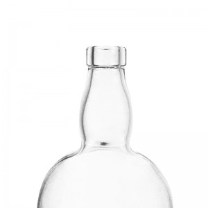 1L Bar Top GlassTennessee Liquor Bottle Thick Bottom