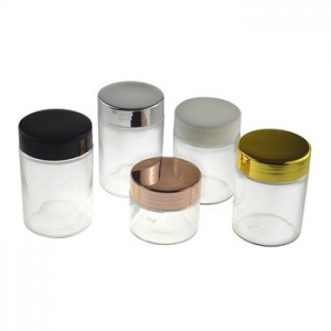 MBK 5OZ Clear Cannabis Glass Jar – Menbank