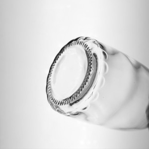 400ml Glass Liquor Bottle with Metal Lid