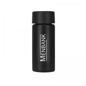 Matte Black Straight Side Pre-Roll Borosilicate Glass Vial 28mm