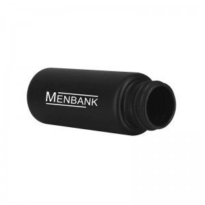 Matte Black Straight Side Pre-Roll Borosilicate Glass Vial 28mm