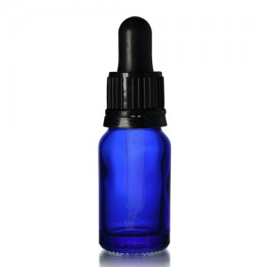 MBK 10ml Blue Glass Bottle with Mist Sprayer