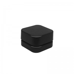 5ml Black Square Child Resistant Glass Concentrate Jar