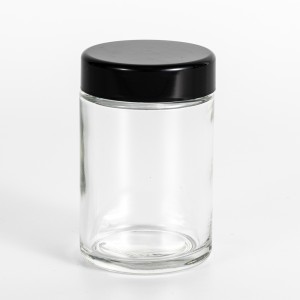5oz Premium Straight Side Glass Jar for Cannabis