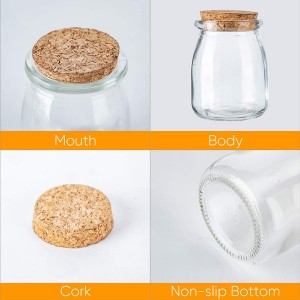 flask glass bottle for cold brew coffe with aluminum lid