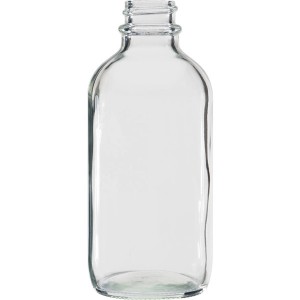 MBK Packaging 22-400 4OZ Clear Glass Bottle with Gold Dropper Lid