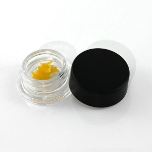 Thick Wall 3g Glass Concentrate Jar with Child Resistant Lid