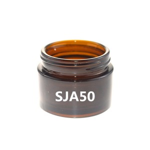 MBK Packaging 50ml Amber Glass Salve Cream Jar with black Lid – Menbank