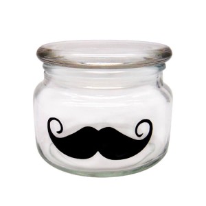 10OZ Round Glass Chocolate Butter Coconut Jar with Lid