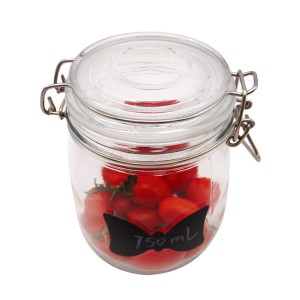 Discountable price Glass Bottle Soap Dispenser – MBK 750ml Clear Glass Storage Food Jar – Menbank
