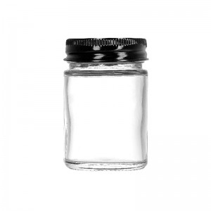 2oz-Clear/Amber-Straight-Sided-Glass-Jar