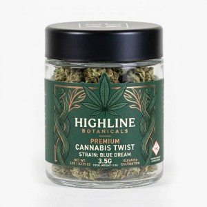 3oz Glass Cannabis Jar with CR Lid – Custom Packaging Container for 3.5g (1/8oz) Weed Flower Storage