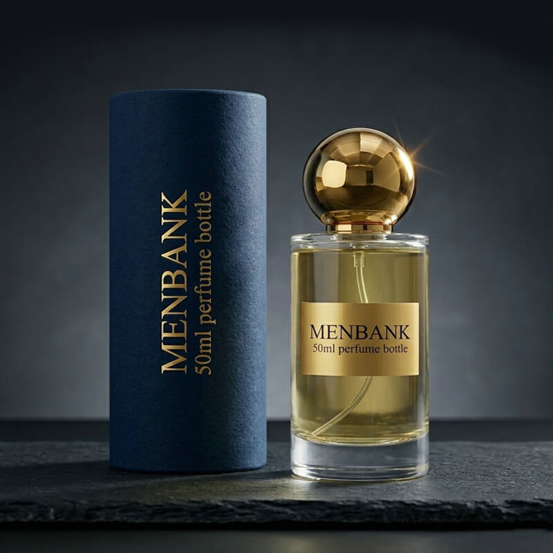 Luxury Round Glass Perfume Bottles with Box