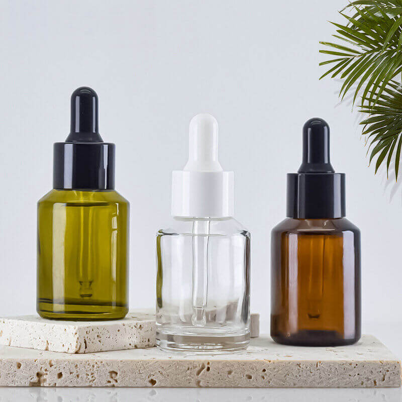 30ml Amber Green Clear Glass Dropper Bottles for Essential Oils