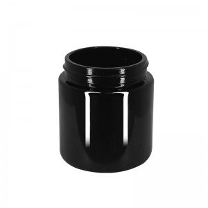 3.5g/3oz-Whole-Black-Child-Resistant-Glass-Flower-Packaging-with-CR-Lid