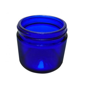 MBK Packaging 2OZ Round Glass Jar with Inner Liner and Black Lid – Menbank