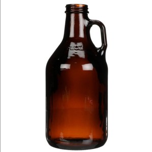 32 oz Amber Glass Growler