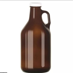 32 oz Amber Glass Growler