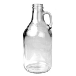 32 oz Amber Glass Growler