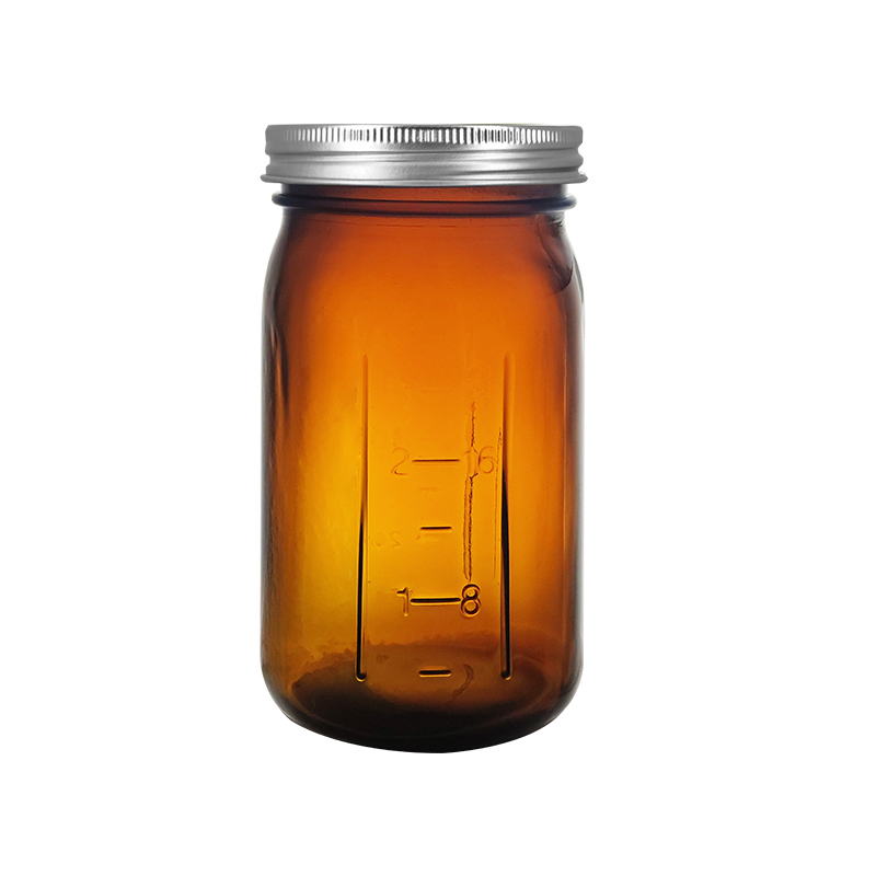 32oz-Amber-Mason-Jar-Perfect-for-Home-Storage-Food-Container Featured Image