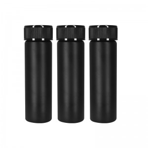 Sprayed-Black-CR-Glass-Pre-roll-Tube-with-Lid