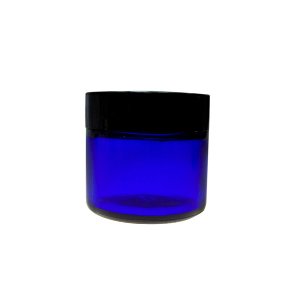 MBK Packaging 2OZ Round Glass Jar with Inner Liner and Black Lid – Menbank Featured Image