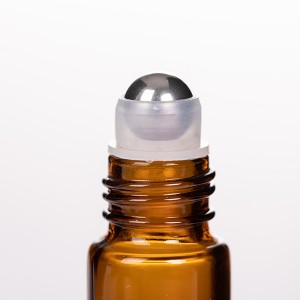 10ml Amber Glass Roll On Bottle for Essential Oil