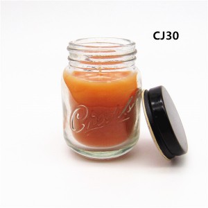 1OZ Mini Glass Mason Jar for Candle with Screw Lid – Menbank