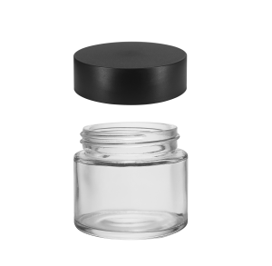3-4g/3oz-Ultimate-Solution-CR-Glass-Straight-Sided-Jar-for-Cannabis-Storage