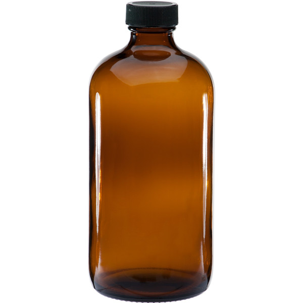 16OZ Amber Kombucha Glass Bottle with Screw Lid Featured Image