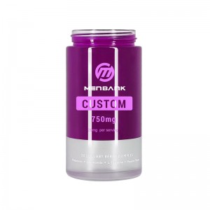 New Design 6OZ Cylinder Glass Jar with Smooth CR Lid