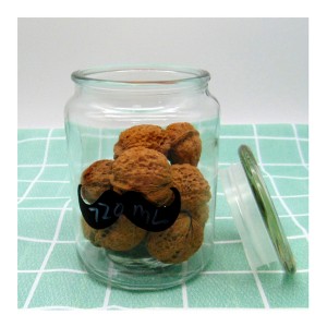 22OZ Classic Glass Candle Jar with Flat Glass Lid – Menbank