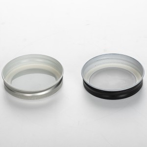 70mm Regular mouth Mason Jar Lid with Plastisol liner