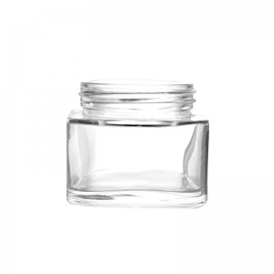 3oz Square Glass Container with Child Resistant Cap