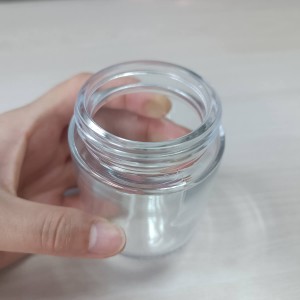 Wholesale 3oz Clear Glass Jar with Black CR Lid – Cannabis Flower Packaging Container | China Glass Jar Supplier