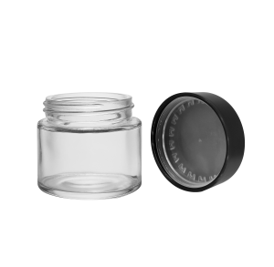 3-4g/3oz-Ultimate-Solution-CR-Glass-Straight-Sided-Jar-for-Cannabis-Storage
