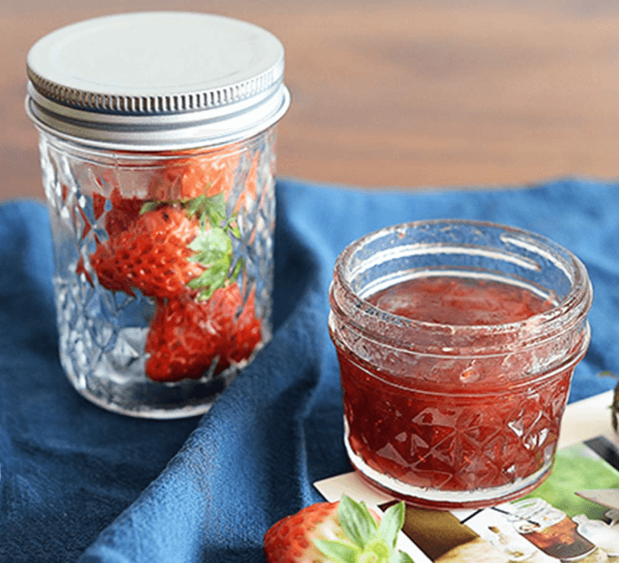 Good quality White Glass Jar - 4OZ Babay Food Label Glass Jar with Air Tight Lid – Menbank