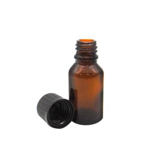 MBK 15ML Amber Glass Medicine Bottle