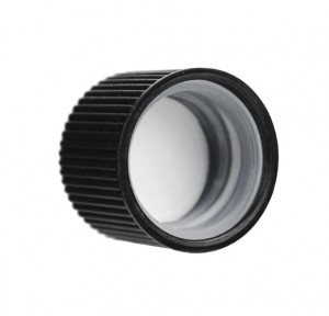 120MM CHILD RESISTANT CLEAR GLASS PRE-ROLL TUBE W/ BLACK TOP