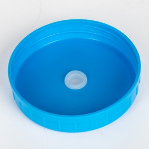 Wide Mouth Plastic Mason Jar Lid with Plug for Boba Tea