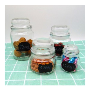 MBK Packaging 120ml Clear Glass Jar with Dome Glass Lid