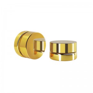 5g UV Gold Glass Concentrate Jar with Child Resistant Lid