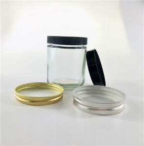 Wholesale Price Glass Quart Jar – MBK 8OZ Commercial Wide Mouth Clear Glass Candle Jar
