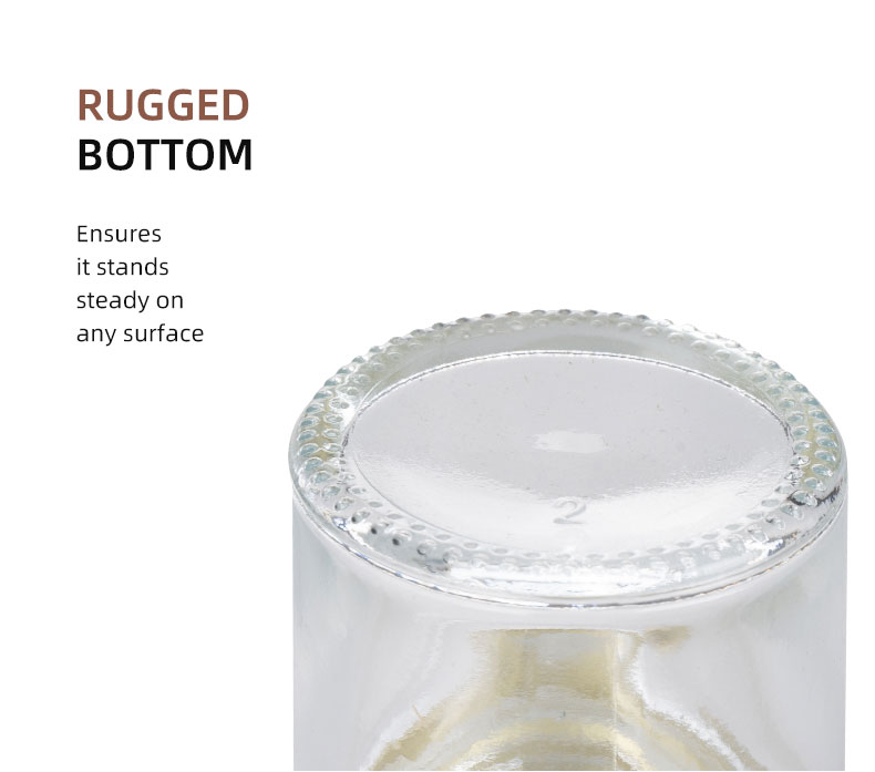 Durable 1 oz Straight Sided Glass Jars with Plastics Caps