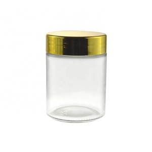 MBK 6OZ Round Glass Food Jar with Screw Lid