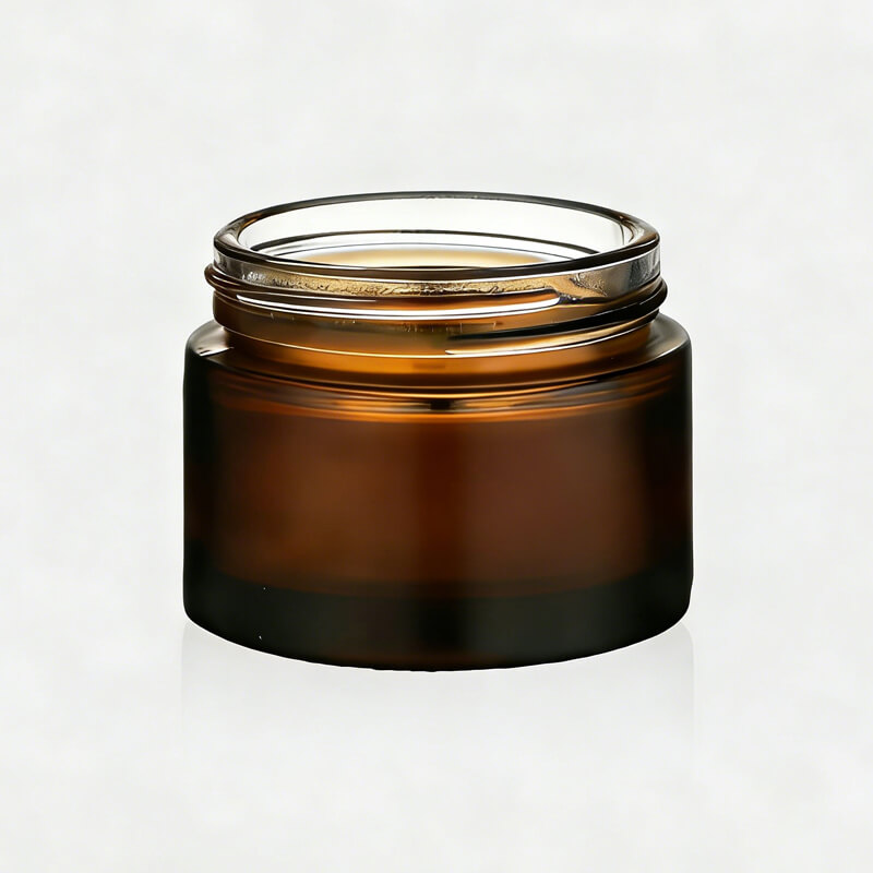 50g 100g Amber Glass Cream Jars