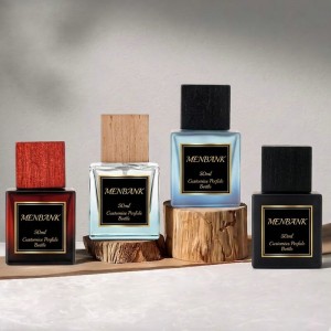 50ml Square Perfume Bottle | Custom Glass Fragrance Packaging for OEM & Private Label