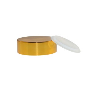 MBK Packaging 30g Clear Glass Cream Jar container with Gold Lid