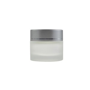 MBK Packaging 10 ml Frost Cosmetic Empty Container Glass Jar with Screw Lid – Menbank