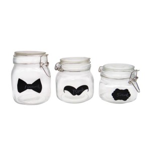 China OEM Glass Kitchen Storage – China Supplier Storage Glass Clip Jar 500ml airtight – Menbank